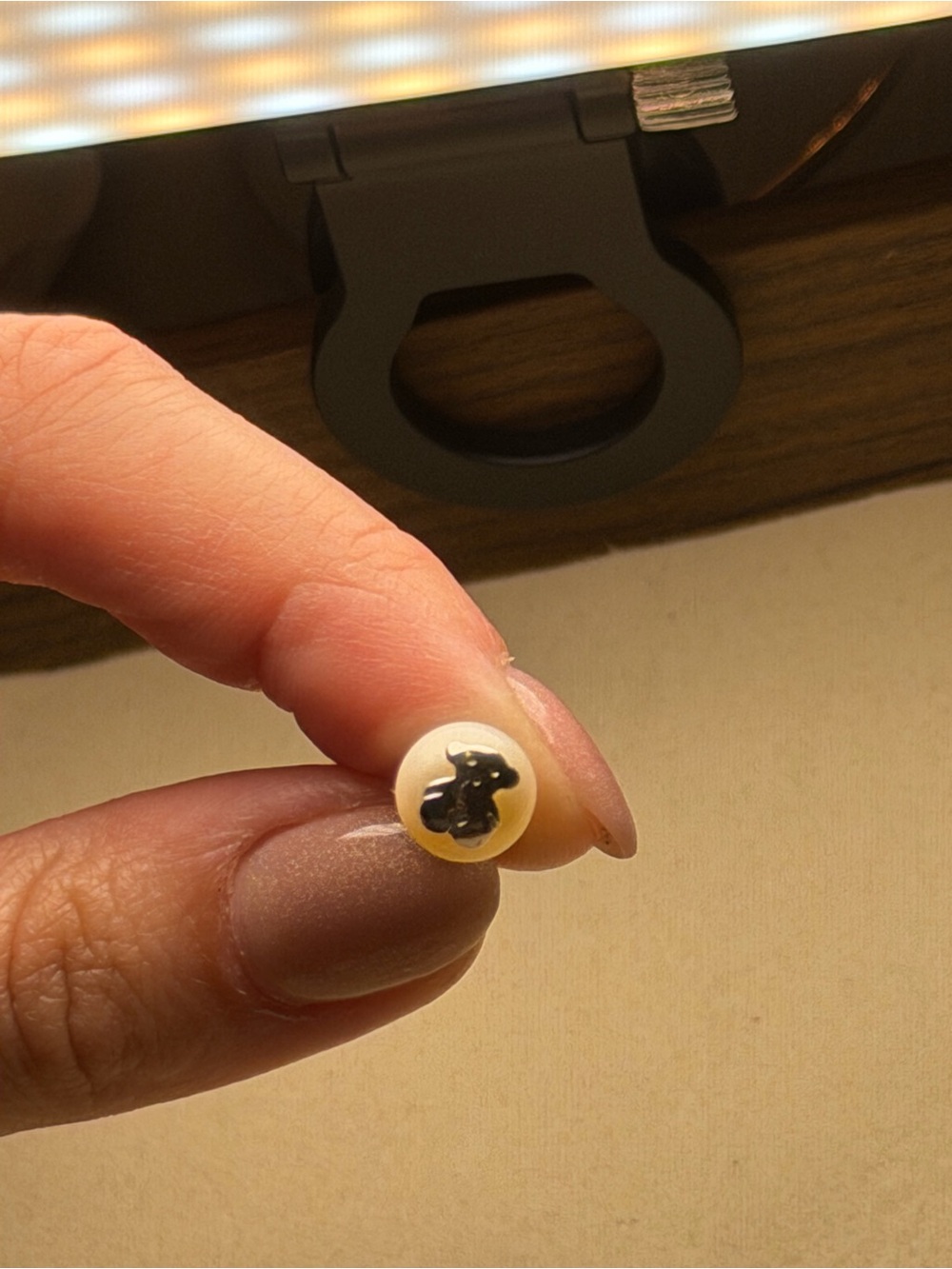 Tous 925 Osito Freshwater pearl Stud Earrings - Picture 2 of 3